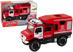 Žaislinis visureigis City Service Lean Toys, raudonas, 24x13,5x10 cm