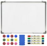 Extralink | Magnetinė sausai valoma lenta | balta, 60 x 90 cm + priedai