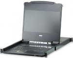 Aten CL6708MW 8 prievadų USB DVI vieno bėgio plačiaekranis LCD KVM jungiklis | Aten | KVM per IP jungiklis su Daisy-Chain prievadu ir USB periferiniu palaikymu | CL6708MW