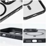 &bdquo;Oem&ldquo; matinis &bdquo;iPhone 12&ldquo; dėklas, suderinamas su &bdquo;MagSafe&ldquo; ir juodas