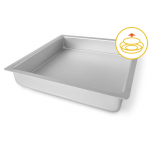 Prosperplast Guardini Kvadratinė torto forma su nuimamu dugnu Profesionalus 26x26x5cm