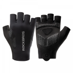 Rockbros cycling pir&scaron;tinės spring/summer/autumn, short fingers, size: S - juodos spalvos