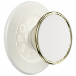 Laikiklis ir stovas telefonui &bdquo;Popsockets Round Luxe Coconut Creme Enamel MagSafe&ldquo; smėlio spalvos 8
