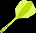 Winmau Fusion 6 shape - integruota kotelio ir sparnelio sistema, ilgi