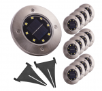 Įsmeigiami LED lauko &scaron;viestuvai, 8 vnt.