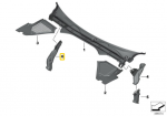 BMW 3 G20 G21 De&scaron;inės Vandens Nutekėjimo Kanalo Originalus 51717427858