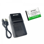 Olympus LI-42B akumuliatorius 1200 mAh + greitasis LED pakrovėjas