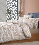 Riposo RENFORCE medvilnės patalynės komplektas ALBERT BEIGE 200x200 cm