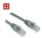 LYNX UTP jungiamasis kabelis Cat6, PVC, 2m, pilkas
