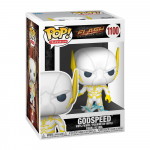 FUNKO POP! Vinilinė figūrėlė: The Flash - Godspeed, 9 cm (figūrėlė &scaron;viečia tamsoje)