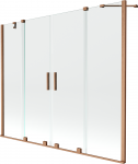 Vonios sienelė Mexen Velar Duo II, Brushed copper, 190 x 150 cm