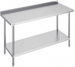 Nerūdijančio plieno darbo stalas maisto ruo&scaron;imui 610x1524x914 mm, komercinis virtuvės stalas, reguliuojamo auk&scaron;čio, nerūdijančio plieno stalvir&scaron;is, pramoninis maisto gamybos stalas