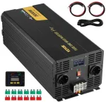 5000W grynos sinusinės bangos galios keitiklis, 12V į 230V keitiklis, jautriai elektronikai, RV, valčiai, saulės sistemai