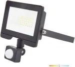 30W LED prožektorius su judesio davikliu MHC, juodas, 4000K, IP54