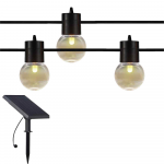 Artflow Dekoratyvinė saulės lempučių girlianda, G4x12, 0,5 W, su laikmačiu, 8,5 m ilgio