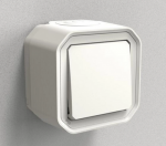 Legrand 069751L NAUJAS PLEXO 55 Laiptų jungiklių komplektas montuojamas ant pavir&scaron;iaus 10 AX - 250V AC baltas 069751L