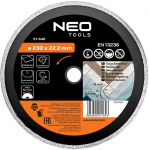 Neo Tools Deimantinis diskas 230 x 22,2 mm, tvirtas
