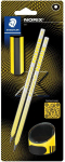 Staedtler - NORIX Pie&scaron;tukas Set, 2 pencils, eraser and sharpener - Geltona (181 SBK2-1)