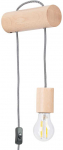 Sollux Lighting Sieninis &scaron;viestuvas NIMBI E27 su jungikliu
