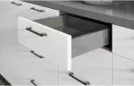 Drawer system AXISPRO 450mm baltas - low H84