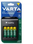 Varta LCD baterijų įkroviklis AA/AAA/9V su USB, 4x AA komplekte