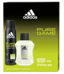 Adidas Pure Game - losjonas po skutimosi 100 ml + dezodorantas pur&scaron;kiklis 150 ml