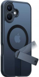 Dėklas Usorteret Torras Torras Pstand Spin Case, skirtas iPhone 16 (juodas)