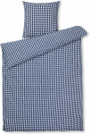 Patalynės komplektas Juna - B&aelig;k&B&oslash;lge Bed Linen 140x220 cm - Dark Mėlyna & Baltas