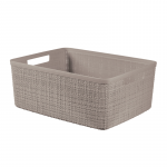 Curver Džiuto krep&scaron;elis M 12L 36x28x15cm smėlio spalvos