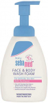 Body SebaMed Baby Face & Kūno prausiklis Foam Du&scaron;o putos 400ml dermatologinės prausimosi putos