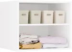 Top E Shop Hurtownia Mebli Didmeninė baldų parduotuvė NADSTAWKA 60 OPENO BALTA Lentyna Į Garderobą Modulinė 60 cm Miegamajam