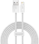 Baseus CALD000402 duomenų perdavimo ir įkrovimo kabelis | USB-A į Lightning | 12 W | 1 m | balta