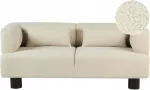 Beliani 2 vietų sofa MOVIK Boucle, kreminės spalvos