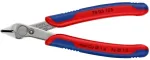 Knipex 78 03 125, &scaron;oninės replės, plienas, plastikas, mėlyna/raudona, 12,5 cm, 56 g