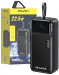 Powerbank 30000mAh 22,5W AWEI PA-103 juodas