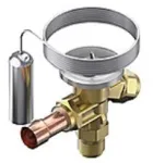 Danfoss Termostatinis plėtimosi vožtuvas, įėjimas 3/8", 1,5 m kapiliarinis vamzdelis, maks. darbinis slėgis 34,0 bar, flare/lituojama, temperatūra -40&ndash;10 &deg;C