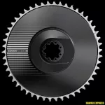 Priekinė žvaigždė SRAM ROAD 50T DM X-SYNC 6.5MM OFFSET - AERO Raudonas E1 Including 8 chainring bolts
