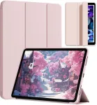 Plan&scaron;etinio kompiuterio dėklas 4kom.pl Smart Case, skirtas Redmi Pad SE 8.7 2024, rožinis &ndash; apsauginis su stovu, prieiga prie prievadų ir mygtukų