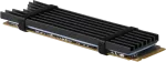 AXAGON CLR-M2L3 pasyvus - M.2 SSD, 80 mm SSD, aliuminio korpusas, silikono terminės pagalvėlės, auk&scaron;tis 3 mm