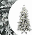 Dirbtinė kalėdinė eglutė su rutuliuku 120 cm 150 LED