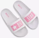 Baltos rožinės vaiki&scaron;kos &scaron;lepetės Big Star
