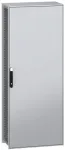 Schneider Modulinis korpusas PanelSeT SFN, dekarbonizuotas plienas, vientisos durys 2000x800x500 su plok&scaron;te (NSYSFN20850P)