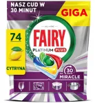 Fairy Indaplovės kapsulės PLATINUM PLUS MIRACLE 74 vnt. (TR-FAI-001-74)