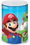 SUPER MARIO. Didelė METALOWA SKARBONKA. NIEOTWIERANA