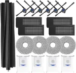 Yoneenair 19 dalių priedų rinkinys robotams dulkių siurbliams Ecovacs Deebot X2 Omni, X2 ir X2 Pro