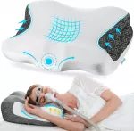 Elviros CPAP pagalvė su atminties putomis, reguliuojamo auk&scaron;čio ir kietumo, ELV10102WHDG004