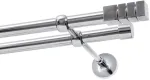 Decastyl Dviguba karnisas FI 19 mm chromas 480 cm DION KOWALSKI