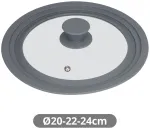 Universalus keptuvės dangtis 20/22/24 cm, 401015009, Vassary
