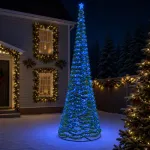 LED blizganti kalėdinė eglutė su pagrindu EKENAS 500 cm 868 LED