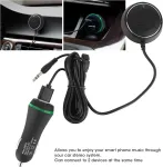 Aqxreight - automobilinis bluetooth rinkinys, belaidis v4.0 bluetooth rinkinys, nfc laisvų rankų įrangos skambučių muzikos grotuvo imtuvas 3.5mm aux prievadas